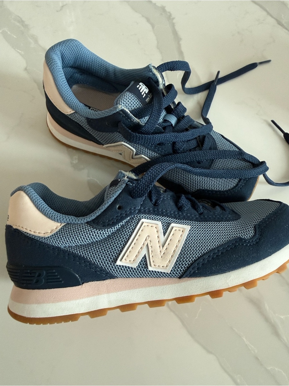 Brand New! Bought at J.Crew girls New Balance sneakers! Perfect color combo